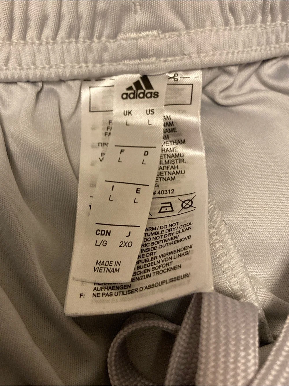 Lot of 2 adidas Black and Light Gray Athletic Shorts Set